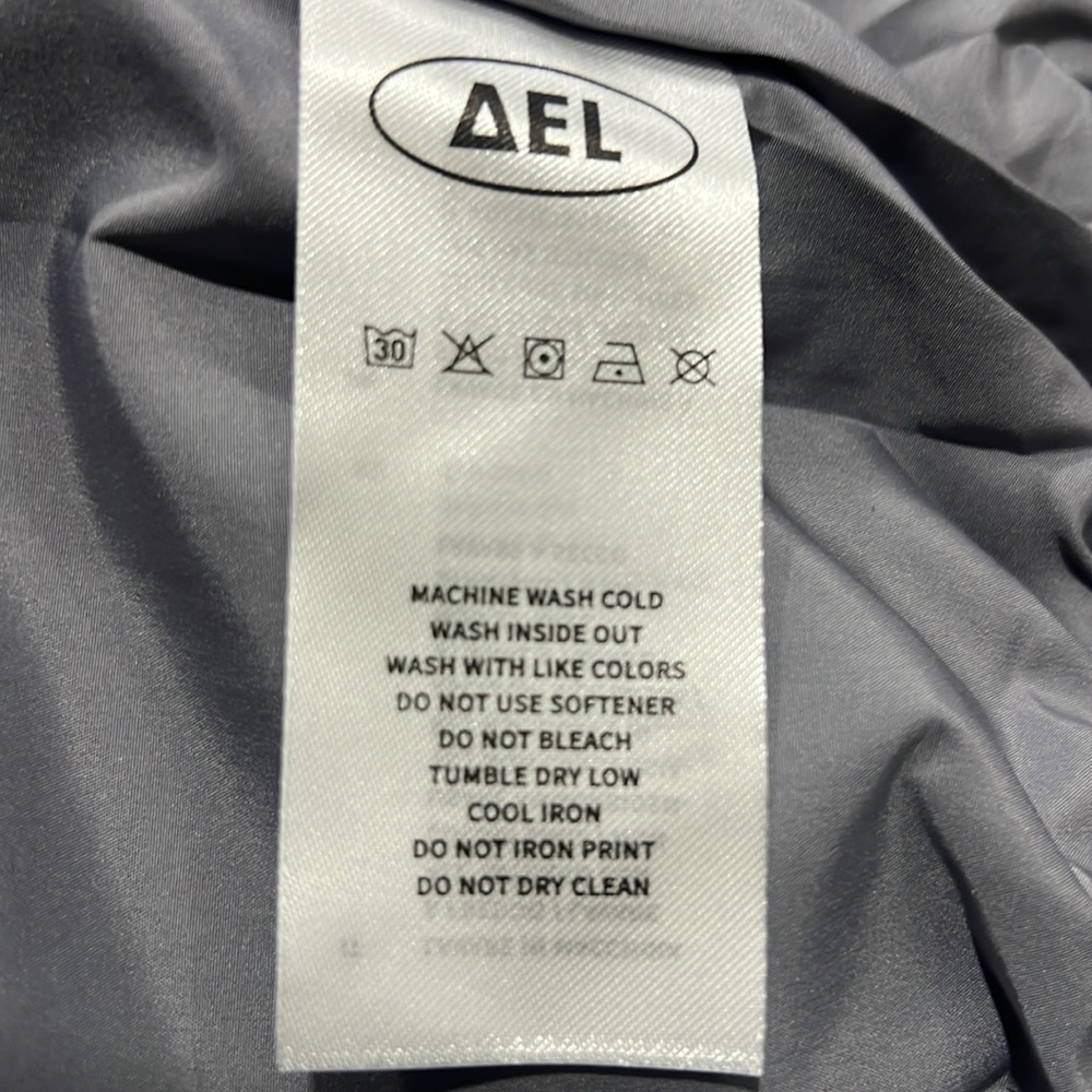 Men’s Vintage Style Class Of 1987 Varsity Jacket Detach Lower Half AEL Gray M - Picture 11 of 11